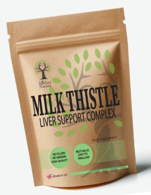 Milk Thistle Complex Capsules 500 mg – Clean Natural Vegan Supplements - Mother Nature