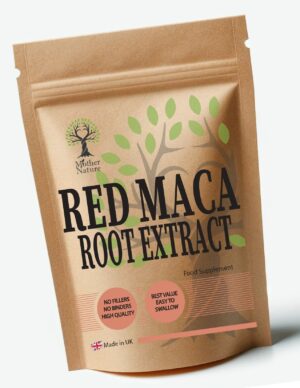 Red Maca Root Capsules 600 mg – Clean Natural Vegan Supplements - Mother Nature