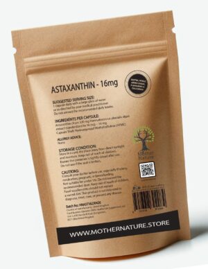 Astaxanthin 16 mg – Clean Natural Vegan Supplements - Mother Nature - MOTHER NATURE SUPPLEMENTSAstaxanthin 16 mg – Clean Natural Vegan Supplements - Mother NatureDiet Supplementss