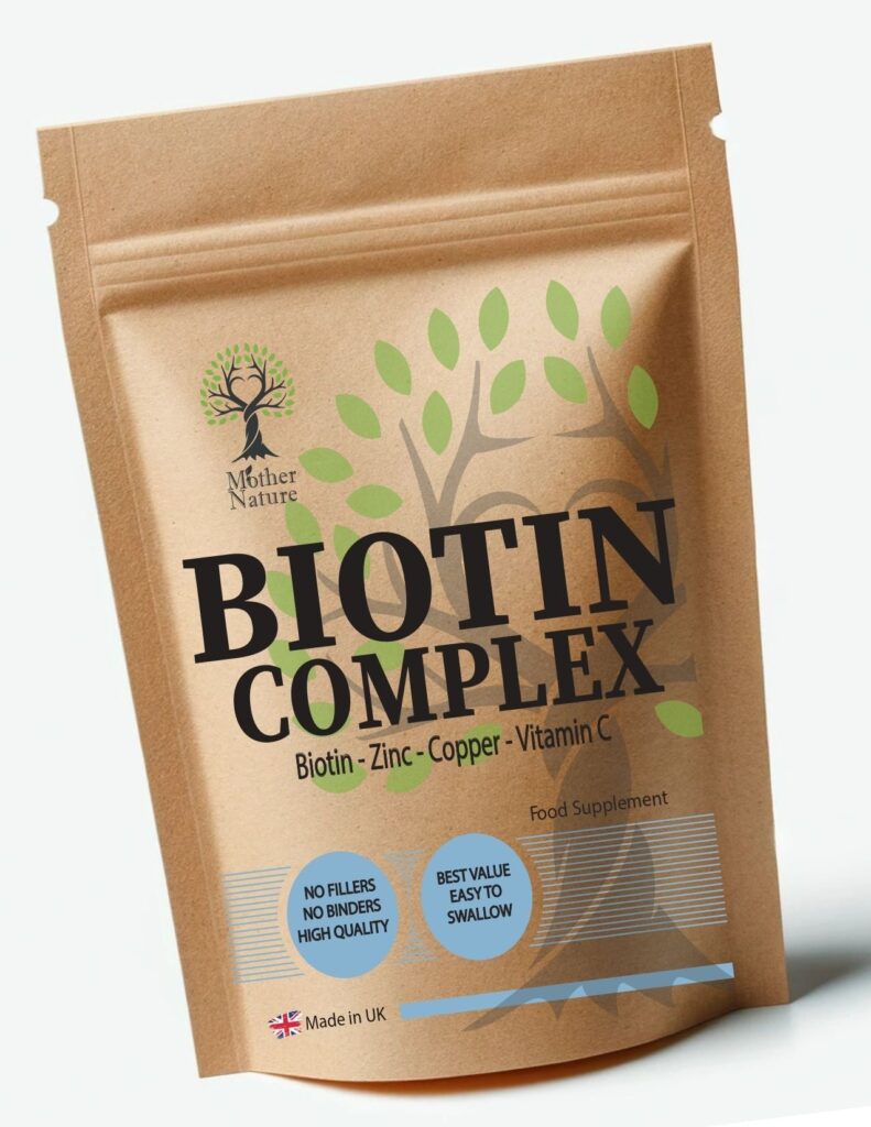 Biotin Complex Capsules 10, 000 mcg – Mother Nature - MOTHER NATURE SUPPLEMENTSBiotin Complex Capsules 10, 000 mcg – Mother NatureDiet Supplementss