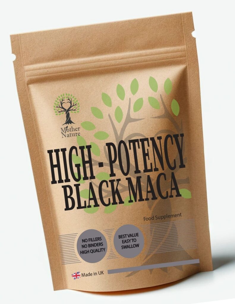 Black Maca Root Capsules 500 mg – Mother Nature - MOTHER NATURE SUPPLEMENTSBlack Maca Root Capsules 500 mg – Mother NatureDiet Supplementss