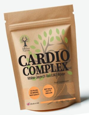 Cardio Complex Nattokinase 6000FU + Coenzyme Q10 + Vitamin K2 200 mcg – Mother Nature - MOTHER NATURE SUPPLEMENTSCardio Complex Nattokinase 6000FU + Coenzyme Q10 + Vitamin K2 200 mcg – Mother NatureDiet Supplementss