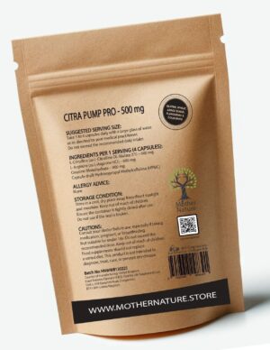 Citra Pump 1200 mg per Serving – Mother Nature - MOTHER NATURE SUPPLEMENTSCitra Pump 1200 mg per Serving – Mother NatureDiet Supplementss