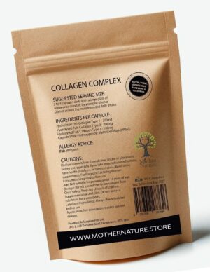 Collagen Complex Marine Capsules 500 mg – Mother Nature - MOTHER NATURE SUPPLEMENTSCollagen Complex Marine Capsules 500 mg – Mother NatureDiet Supplementss