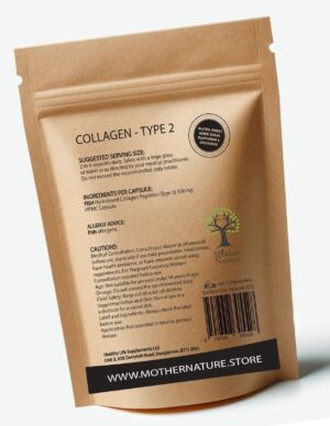 Collagen Type II 500 mg – Mother Nature - MOTHER NATURE SUPPLEMENTSCollagen Type II 500 mg – Mother NatureDiet Supplementss