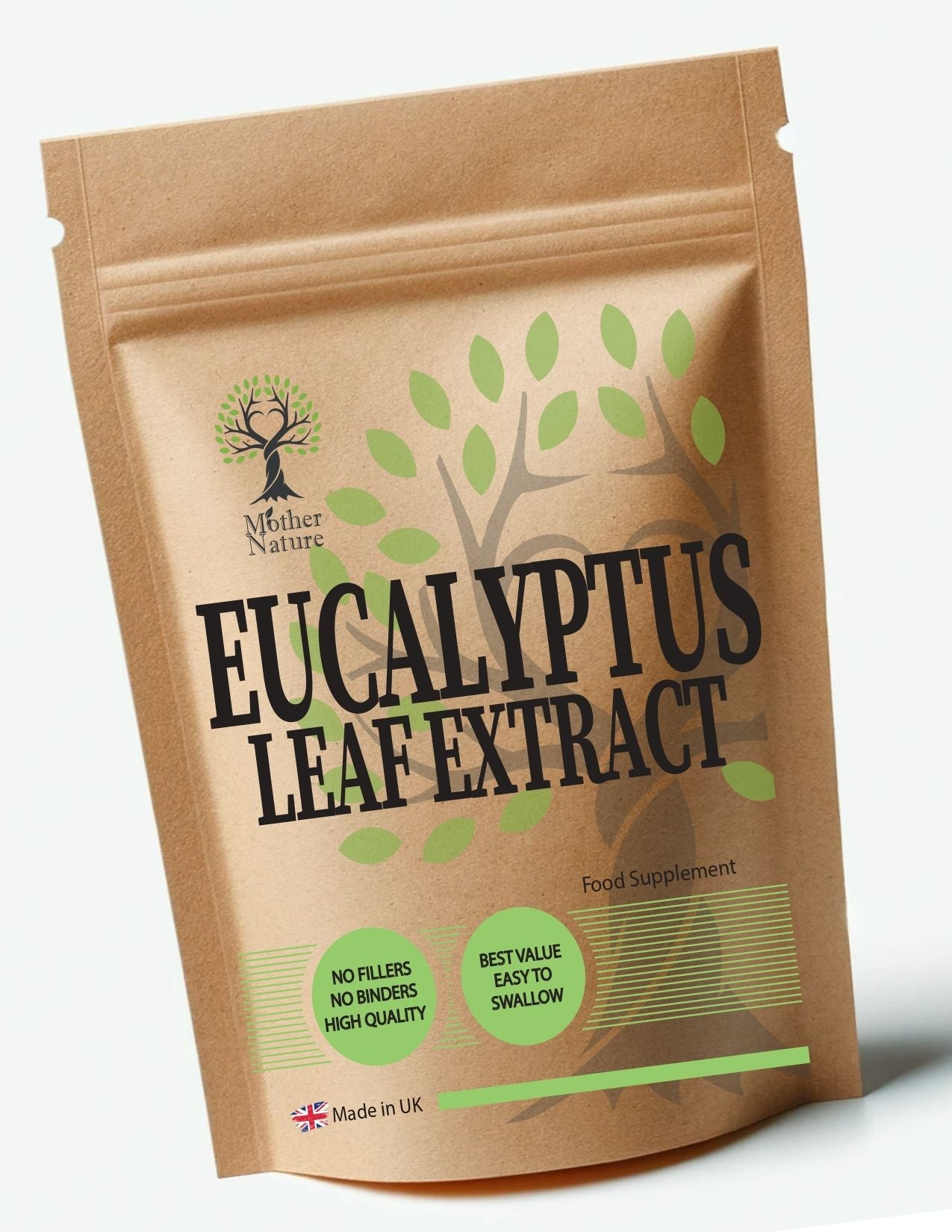 Eucalyptus Leaf Capsules 500 mg – Mother Nature - MOTHER NATURE SUPPLEMENTSEucalyptus Leaf Capsules 500 mg – Mother NatureDiet Supplementss