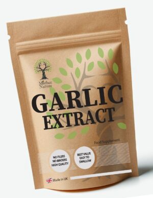 Garlic Extract 500 mg – Mother Nature - MOTHER NATURE SUPPLEMENTSGarlic Extract 500 mg – Mother NatureDiet Supplementss