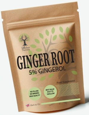 Ginger Root Capsules 500 mg Clean Vegan Supplements – Mother Nature - MOTHER NATURE SUPPLEMENTSGinger Root Capsules 500 mg Clean Vegan Supplements – Mother NatureDiet Supplementss