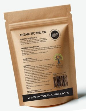 Krill Oil 500mg High Strength Clean Natural Antarctic Kril oil Softgel Omega 3 Astaxanthin Choline Supplements Softgels - MOTHER NATURE SUPPLEMENTSKrill Oil 500mg High Strength Clean Natural Antarctic Kril oil Softgel Omega 3 Astaxanthin Choline Supplements SoftgelsDiet Supplementss