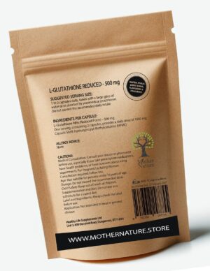 L - Glutathione Capsules 500mg Clean L - Glutathione Reduced Powder Eco - friendly Best Vegan Supplements Holistic Health - MOTHER NATURE SUPPLEMENTSL - Glutathione Capsules 500mg Clean L - Glutathione Reduced Powder Eco - friendly Best Vegan Supplements Holistic HealthDiet Supplementss