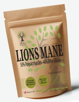 Lion's Mane Mushroom Capsules 500 mg – Mother Nature - MOTHER NATURE SUPPLEMENTSLion's Mane Mushroom Capsules 500 mg – Mother NatureDiet Supplementss