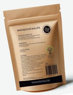 Magnesium Malate Capsules 650 mg – Mother Nature - MOTHER NATURE SUPPLEMENTSMagnesium Malate Capsules 650 mg – Mother NatureDiet Supplementss