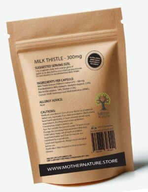 Milk Thistle Capsules 300 mg – Mother Nature - MOTHER NATURE SUPPLEMENTSMilk Thistle Capsules 300 mg – Mother NatureDiet Supplementss