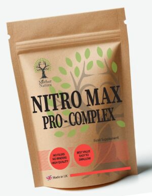 Nitro Max Pro - L Arginine Complex L-Citrulline Powder Clean Vegan Supplements - MOTHER NATURE SUPPLEMENTSNitro Max Pro - L Arginine Complex L-Citrulline Powder Clean Vegan SupplementsDiet Supplementss