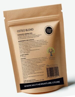 Osteo Blend Capsules Formula with Vitamin D3, K2 MK – Mother Nature - MOTHER NATURE SUPPLEMENTSOsteo Blend Capsules Formula with Vitamin D3, K2 MK – Mother NatureDiet Supplementss