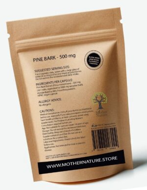 Pine Bark Powder 500 mg – Mother Nature - MOTHER NATURE SUPPLEMENTSPine Bark Powder 500 mg – Mother NatureDiet Supplementss