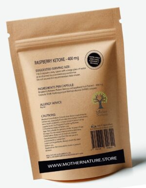 Raspberry Ketone Capsules 400 mg – Mother Nature - MOTHER NATURE SUPPLEMENTSRaspberry Ketone Capsules 400 mg – Mother NatureDiet Supplementss