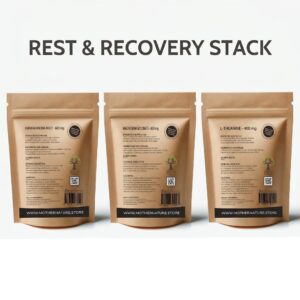 Rest & Recovery Stack – Magnesium Glycinate, L-Theanine & Ashwagandha – Mother Nature - MOTHER NATURE SUPPLEMENTSRest & Recovery Stack – Magnesium Glycinate, L-Theanine & Ashwagandha – Mother NatureDiet Supplementss