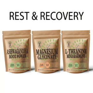 Rest & Recovery Stack – Magnesium Glycinate, L-Theanine & Ashwagandha – Mother Nature - MOTHER NATURE SUPPLEMENTSRest & Recovery Stack – Magnesium Glycinate, L-Theanine & Ashwagandha – Mother NatureDiet Supplementss