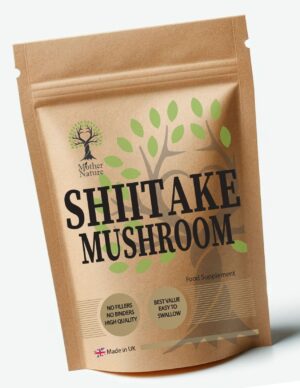 Shiitake Mushroom Capsules 550 mg – Mother Nature - MOTHER NATURE SUPPLEMENTSShiitake Mushroom Capsules 550 mg – Mother NatureDiet Supplementss