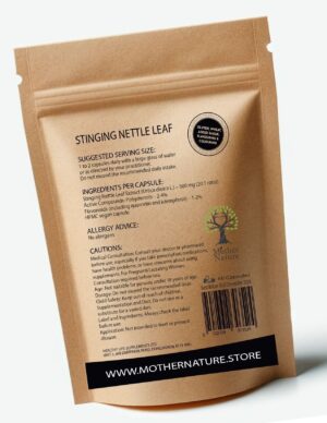Stinging Nettle Leaf Capsules 500 mg – Mother Nature - MOTHER NATURE SUPPLEMENTSStinging Nettle Leaf Capsules 500 mg – Mother NatureDiet Supplementss