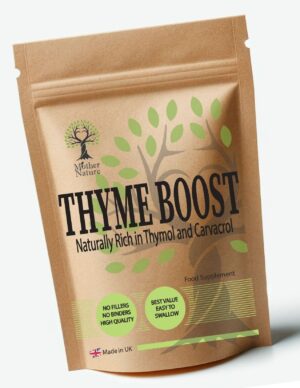 Thyme Capsules 500 mg – Mother Nature - MOTHER NATURE SUPPLEMENTSThyme Capsules 500 mg – Mother Nature