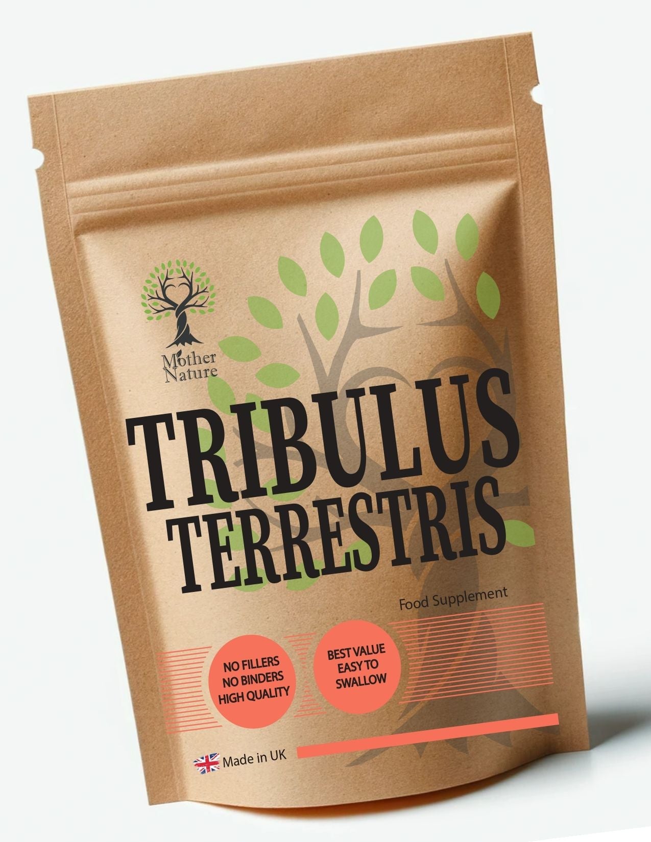 Tribulus Terrestris 600 mg – Mother Nature - MOTHER NATURE SUPPLEMENTSTribulus Terrestris 600 mg – Mother NatureDiet Supplementss
