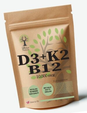 Vitamin D3 10000iu K2 MK7 Vitamin B12 10000mcg High Potency Clean Natural D3 Eco-friendly Best Vegan Supplements Holistic Health - MOTHER NATURE SUPPLEMENTSVitamin D3 10000iu K2 MK7 Vitamin B12 10000mcg High Potency Clean Natural D3 Eco-friendly Best Vegan Supplements Holistic HealthDiet Supplementss