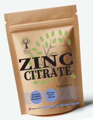 Zinc Citrate 30. 8mg – Mother Nature - MOTHER NATURE SUPPLEMENTSZinc Citrate 30. 8mg – Mother NatureDiet Supplementss